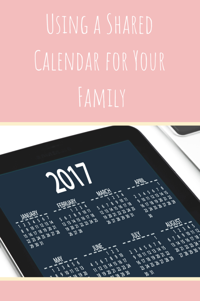 Using Google Calendar for Your Family Pinterest Image
