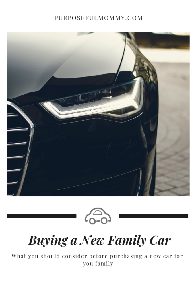 Buying a New Family Car Pinnable Image