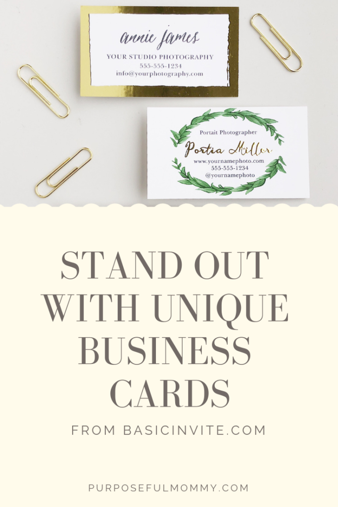 Stand Out With Unique Business Cards