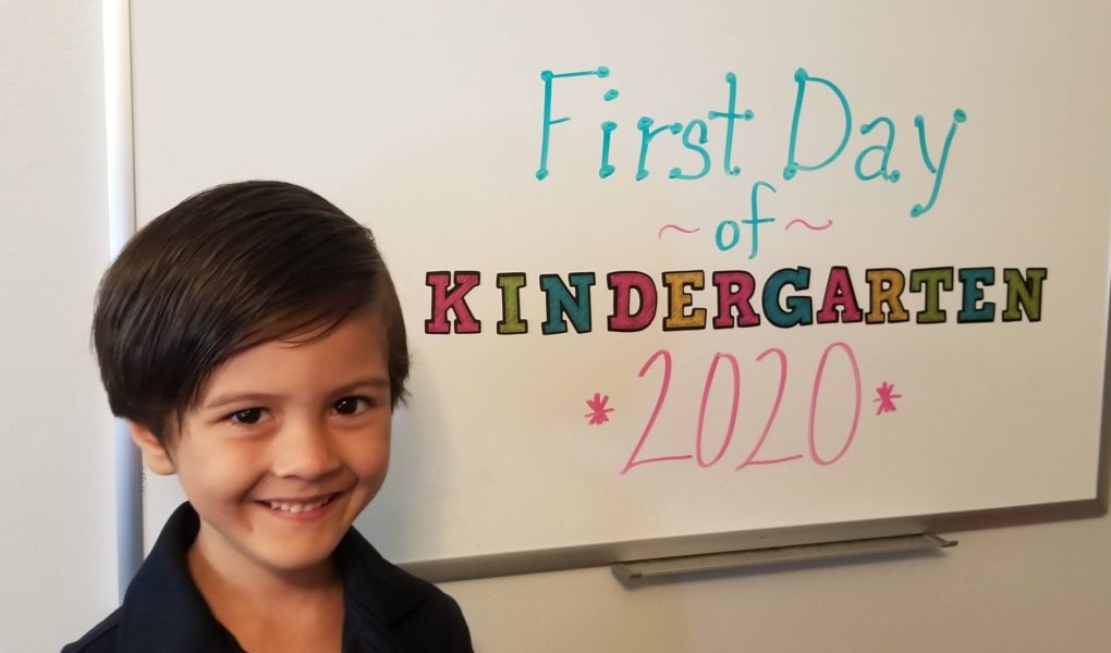 First day of Kindergarten with K12